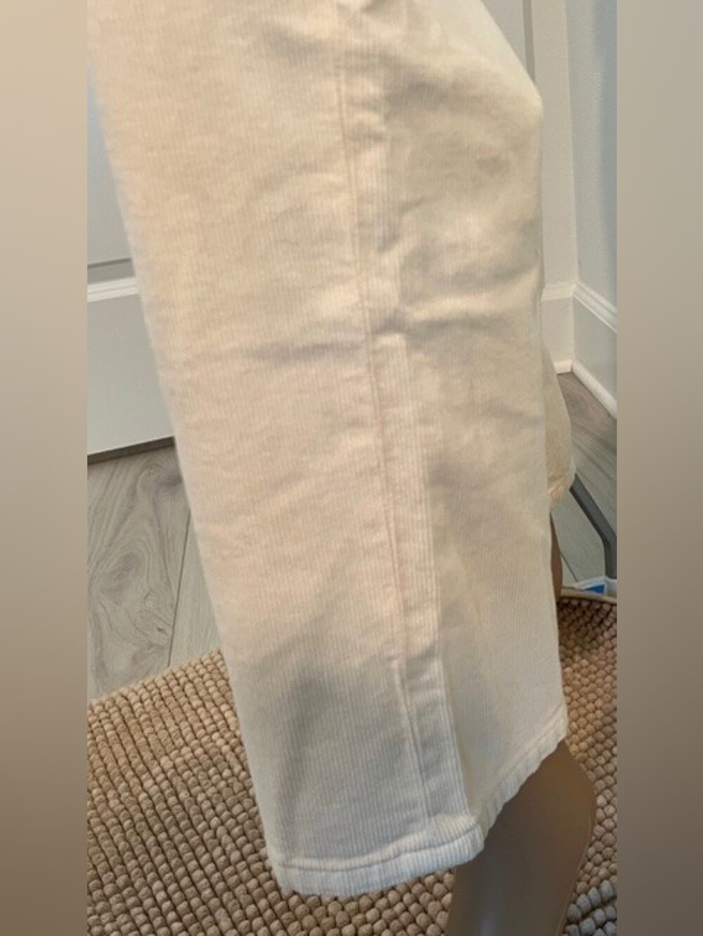 DL1961 Patti Straight Leg Corduroy High Rise Vintage Style Ankle Size 32 NWT - Picture 7 of 16